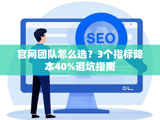 官网团队怎么选？3个指标降本40%避坑指南