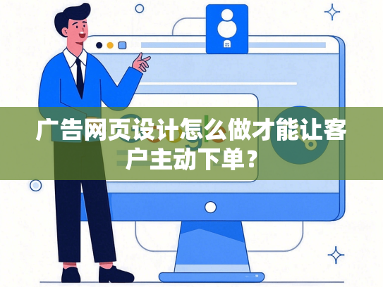 广告网页设计怎么做才能让客户主动下单？