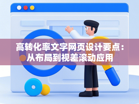 高转化率文字网页设计要点：从布局到视差滚动应用