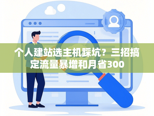 个人建站选主机踩坑？三招搞定流量暴增和月省300