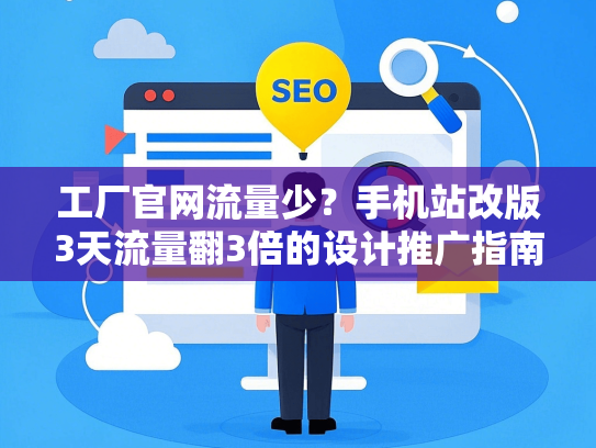 工厂官网流量少？手机站改版3天流量翻3倍的设计推广指南