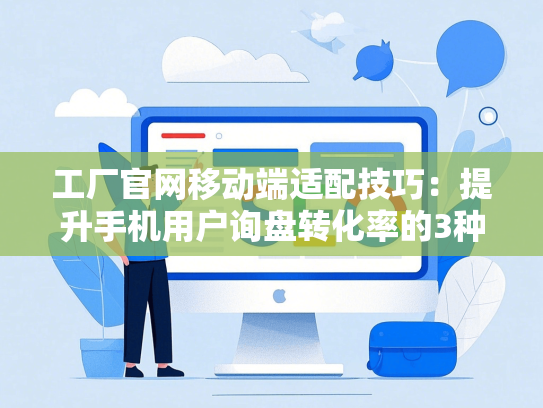 工厂官网移动端适配技巧：提升手机用户询盘转化率的3种方法-第1张图片