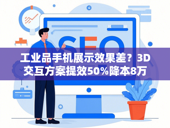 工业品手机展示效果差？3D交互方案提效50%降本8万