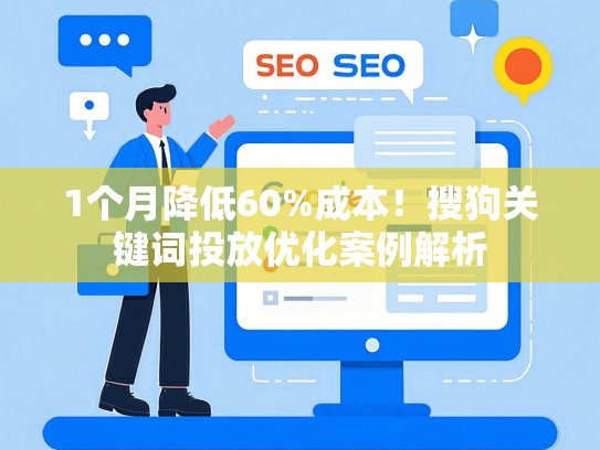 1个月降低60%成本！搜狗关键词投放优化案例解析