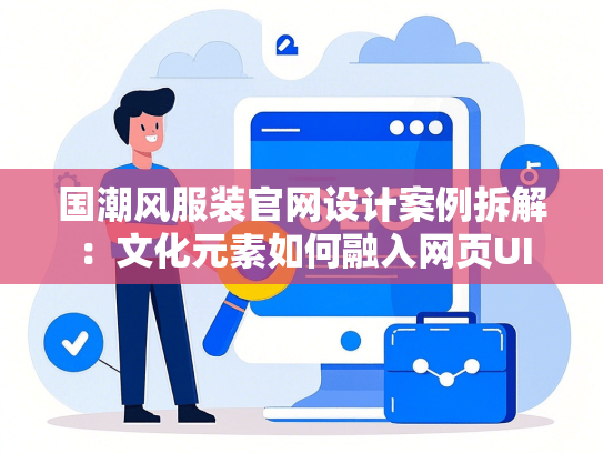 国潮风服装官网设计案例拆解：文化元素如何融入网页UI