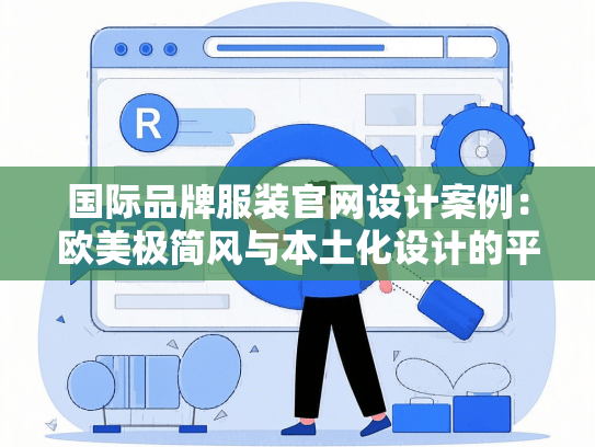 国际品牌服装官网设计案例：欧美极简风与本土化设计的平衡之道