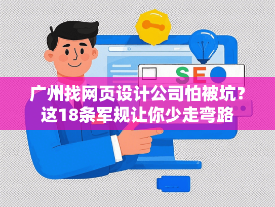 广州找网页设计公司怕被坑？这18条军规让你少走弯路