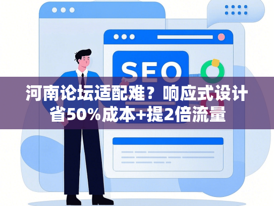 河南论坛适配难？响应式设计省50%成本+提2倍流量-第1张图片