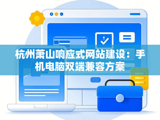 杭州萧山响应式网站建设：手机电脑双端兼容方案-第1张图片