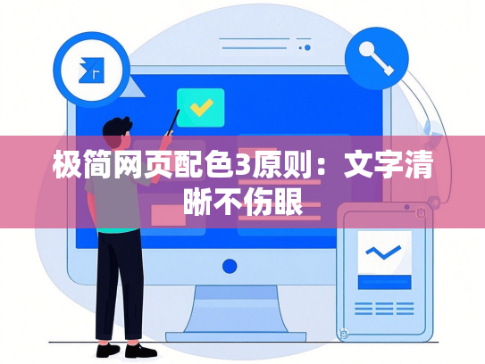 极简网页配色3原则：文字清晰不伤眼