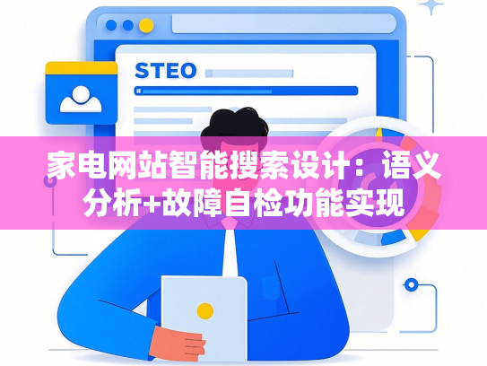 家电网站智能搜索设计：语义分析+故障自检功能实现
