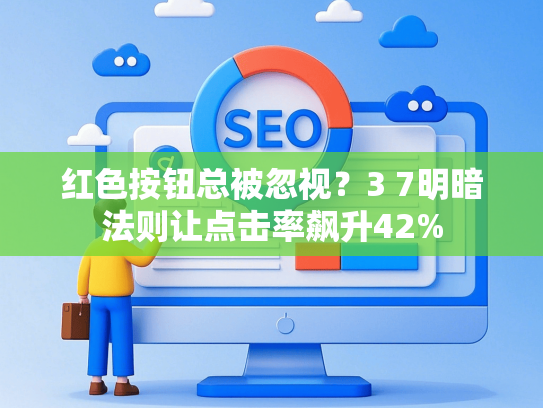 红色按钮总被忽视？3 7明暗法则让点击率飙升42%