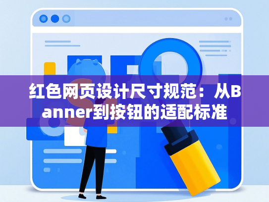 红色网页设计尺寸规范：从Banner到按钮的适配标准