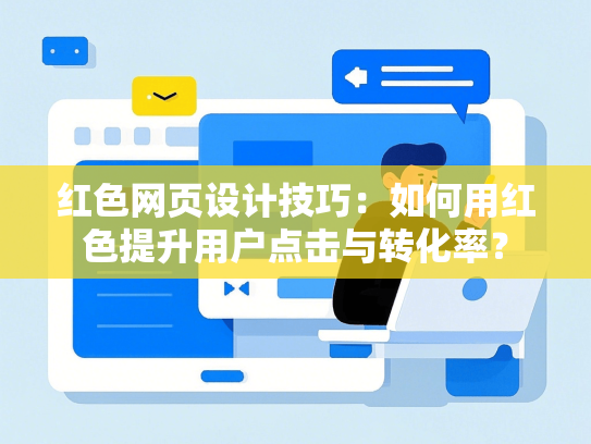 红色网页设计技巧：如何用红色提升用户点击与转化率？