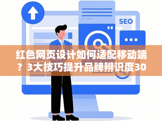 红色网页设计如何适配移动端？3大技巧提升品牌辨识度30%