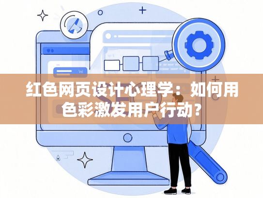 红色网页设计心理学：如何用色彩激发用户行动？