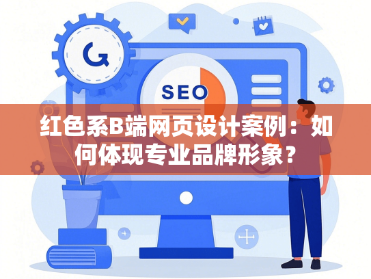 红色系B端网页设计案例：如何体现专业品牌形象？