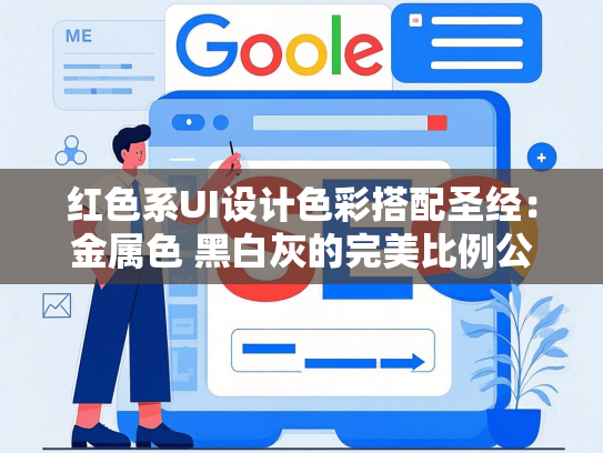 红色系UI设计色彩搭配圣经：金属色 黑白灰的完美比例公式