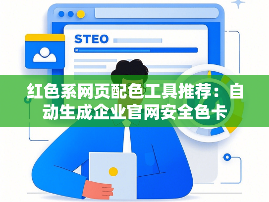 红色系网页配色工具推荐：自动生成企业官网安全色卡