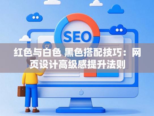 红色与白色 黑色搭配技巧：网页设计高级感提升法则