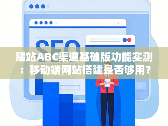建站ABC渠道基础版功能实测：移动端网站搭建是否够用？