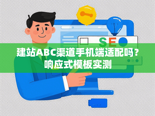 建站ABC渠道手机端适配吗？响应式模板实测-第1张图片