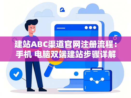 建站ABC渠道官网注册流程：手机 电脑双端建站步骤详解