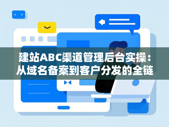 建站ABC渠道管理后台实操：从域名备案到客户分发的全链路教程