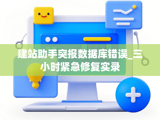 建站助手突报数据库错误_三小时紧急修复实录