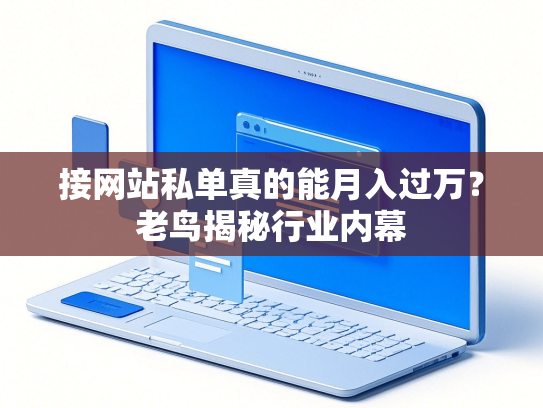 接网站私单真的能月入过万？老鸟揭秘行业内幕