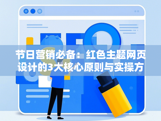 节日营销必备：红色主题网页设计的3大核心原则与实操方案