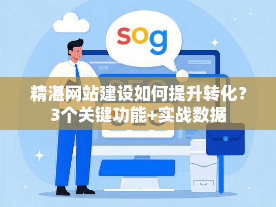 精湛网站建设如何提升转化？3个关键功能+实战数据