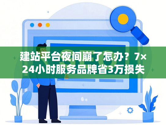 建站平台夜间崩了怎办？7×24小时服务品牌省3万损失