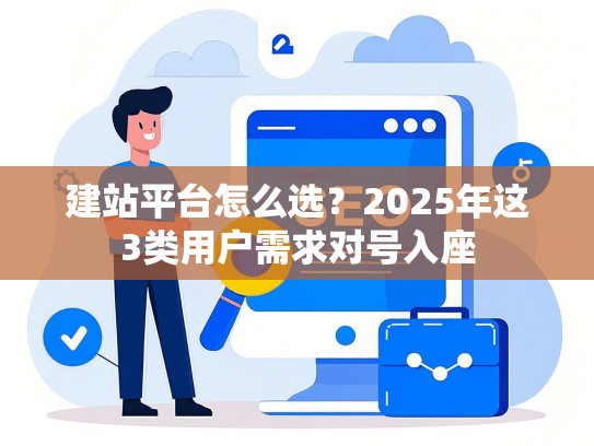 建站平台怎么选？2025年这3类用户需求对号入座
