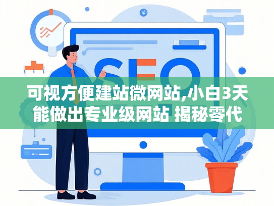 可视方便建站微网站,小白3天能做出专业级网站 揭秘零代码时代的建站真相-第1张图片