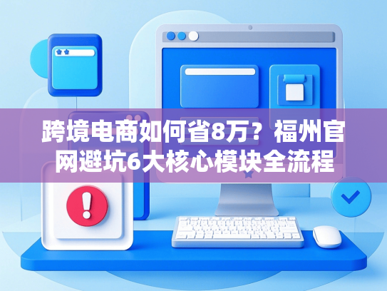 跨境电商如何省8万？福州官网避坑6大核心模块全流程