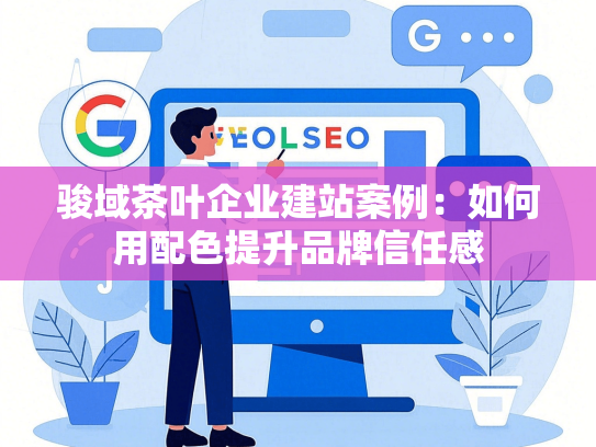 骏域茶叶企业建站案例：如何用配色提升品牌信任感
