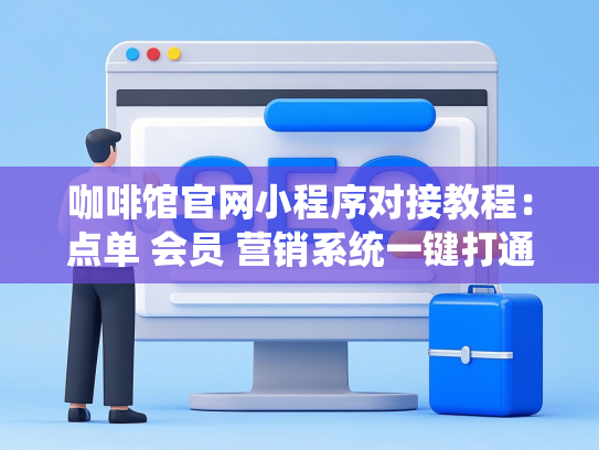 咖啡馆官网小程序对接教程：点单 会员 营销系统一键打通