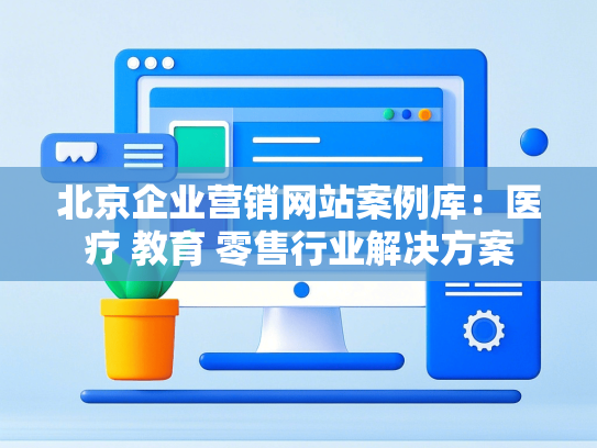北京企业营销网站案例库：医疗 教育 零售行业解决方案