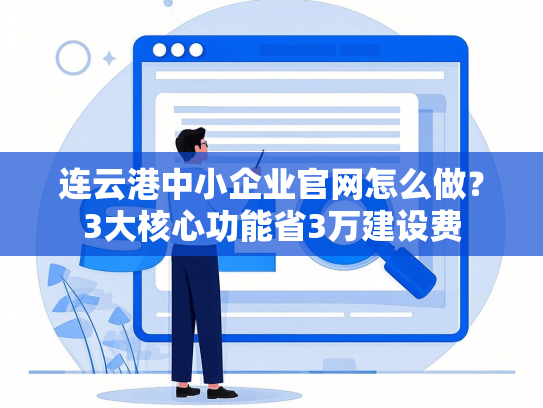 连云港中小企业官网怎么做？3大核心功能省3万建设费