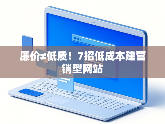 廉价≠低质！7招低成本建营销型网站