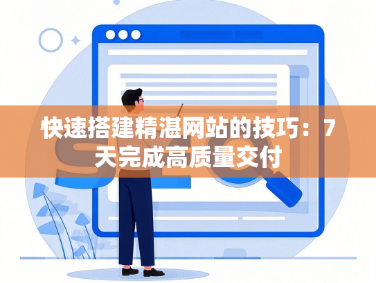 快速搭建精湛网站的技巧：7天完成高质量交付-第1张图片