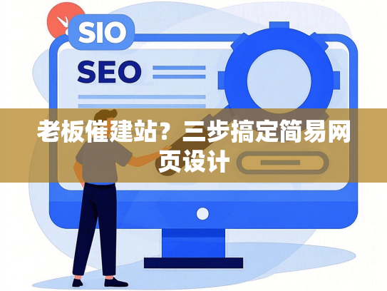 老板催建站？三步搞定简易网页设计