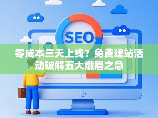 零成本三天上线？免费建站活动破解五大燃眉之急