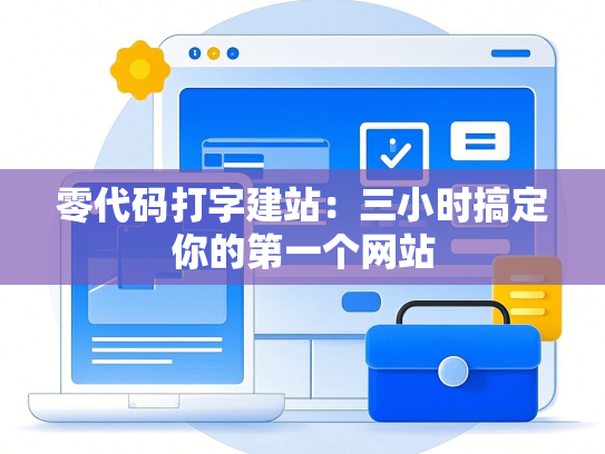 零代码打字建站：三小时搞定你的第一个网站