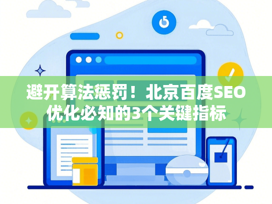 避开算法惩罚！北京百度SEO优化必知的3个关键指标-第1张图片