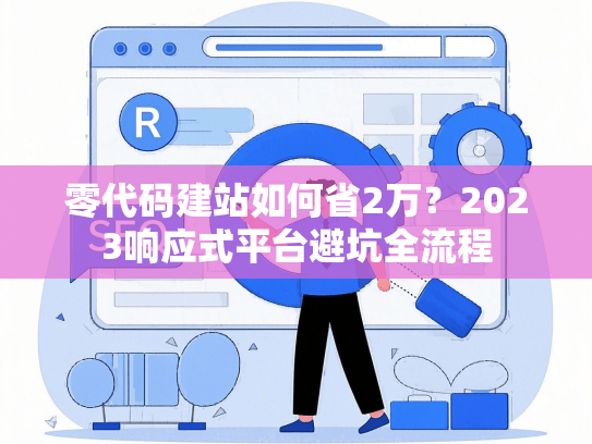 零代码建站如何省2万？2023响应式平台避坑全流程-第1张图片
