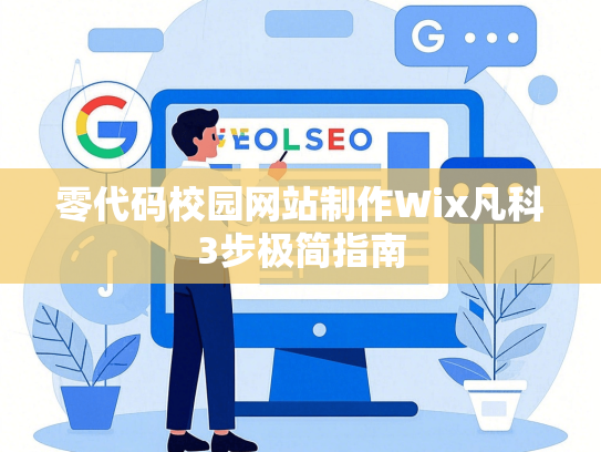 零代码校园网站制作Wix凡科3步极简指南