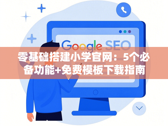 零基础搭建小学官网：5个必备功能+免费模板下载指南