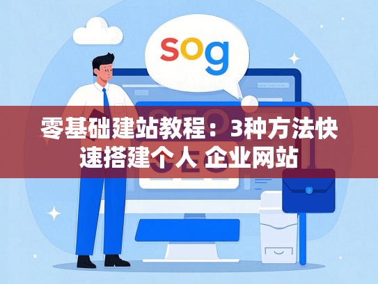 零基础建站教程：3种方法快速搭建个人 企业网站-第1张图片